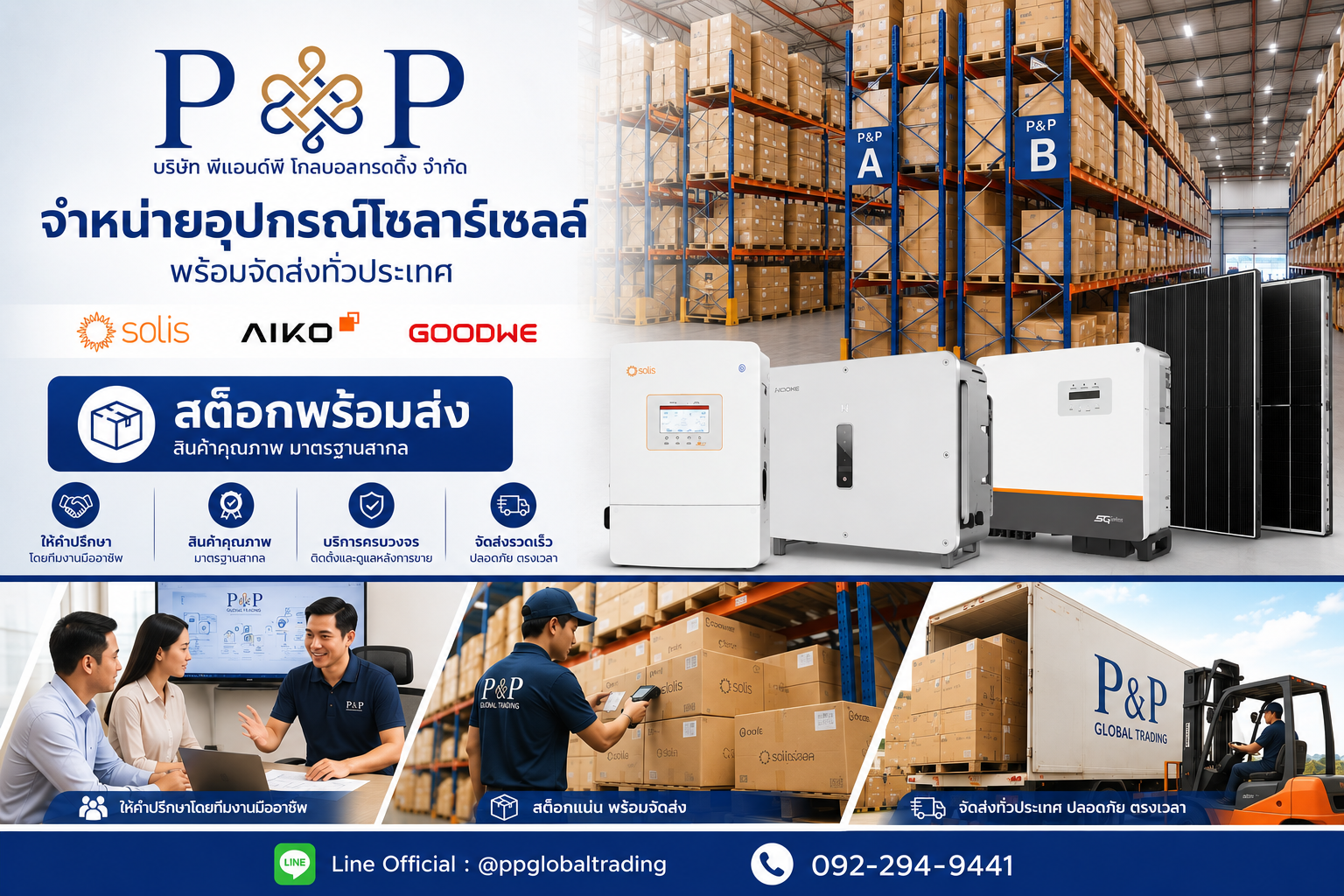อัปเดตกิจกรรมอุปกรณ์โซลาร์เซลล์
